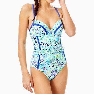 NWT Lilly Pulitzer Palma One Piece Swimsuit Size 8